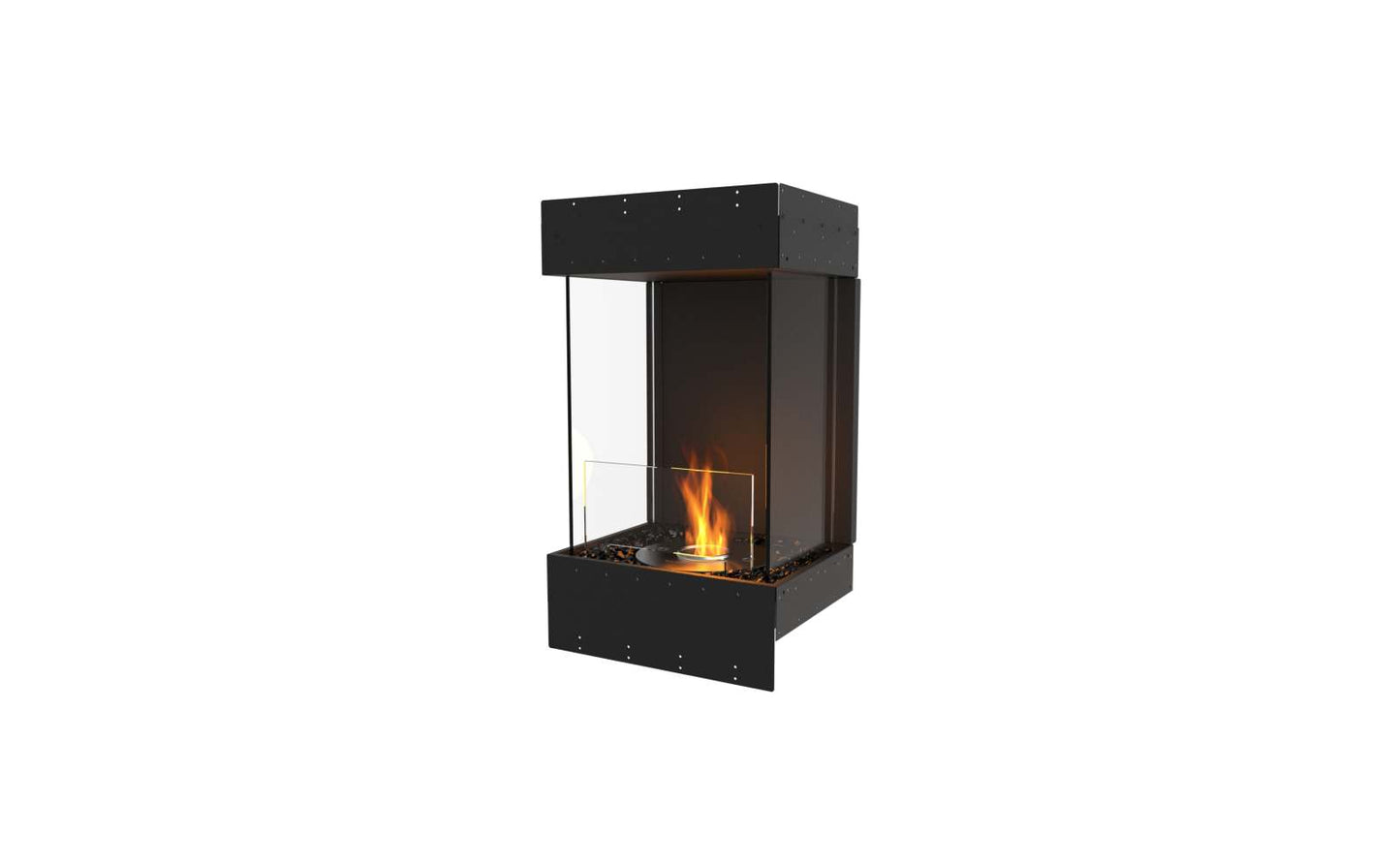 EcoSmart - Flex Fireplace 18BY - Bay - Black