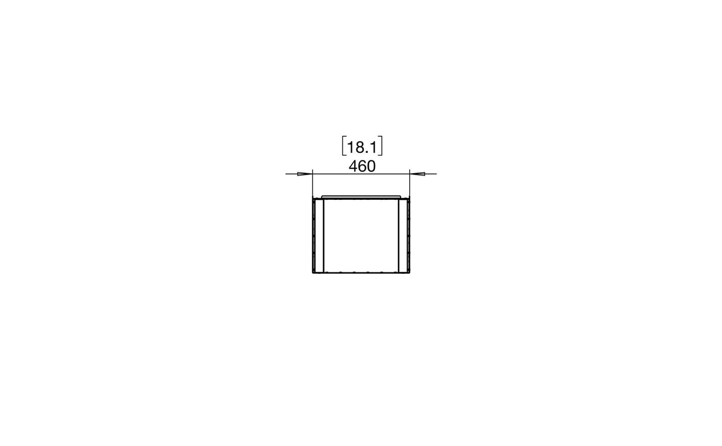 EcoSmart - Flex Fireplace 18BY - Bay - Black