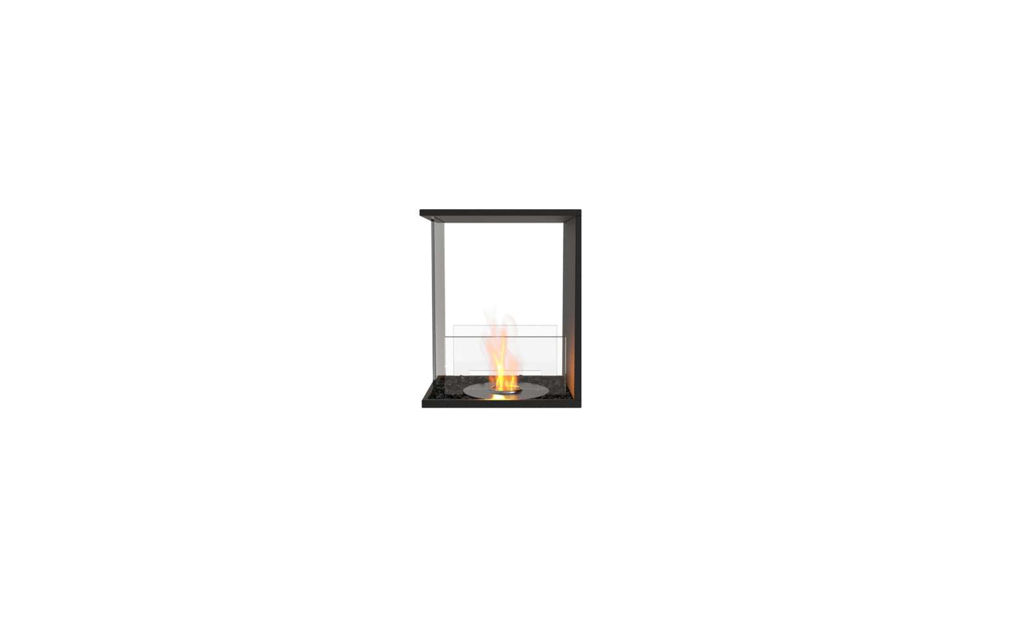 EcoSmart - Flex Fireplace 18PN - Peninsula - Black