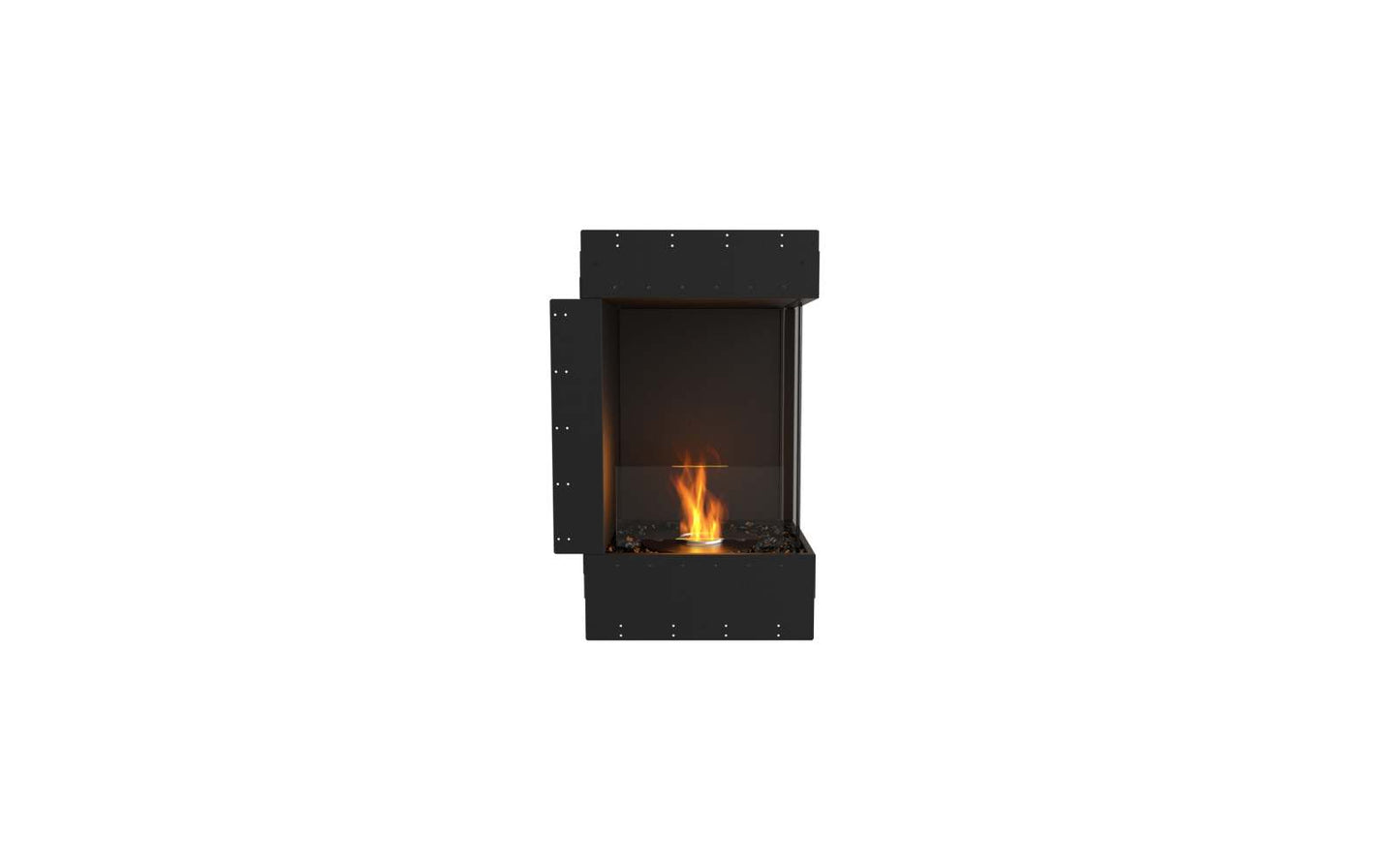 EcoSmart - Flex Fireplace 18RC - Right Corner - Black