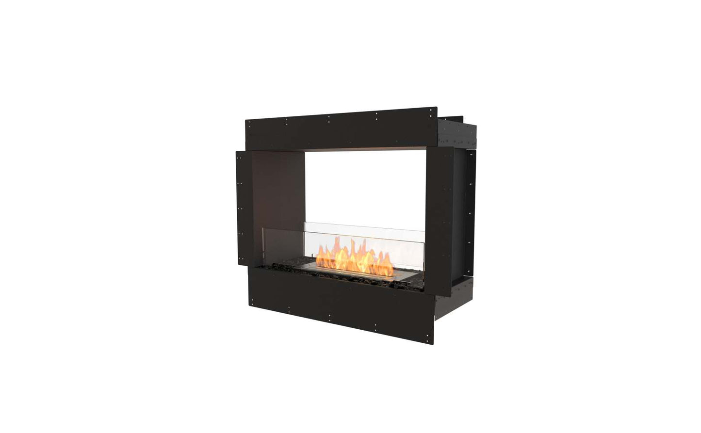 EcoSmart - Flex Fireplace 32DB - Double Sided - Black