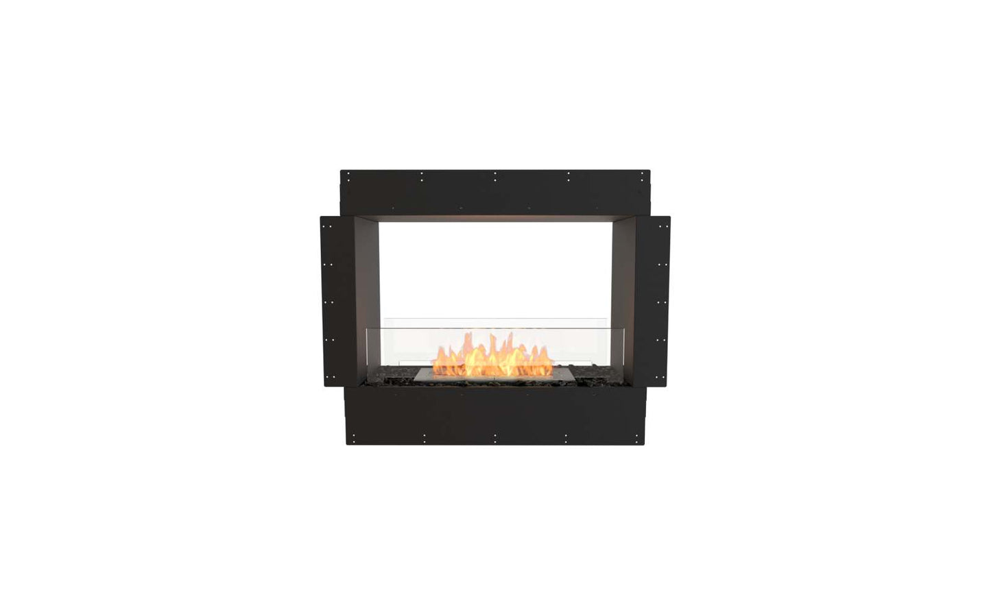 EcoSmart - Flex Fireplace 32DB - Double Sided - Black