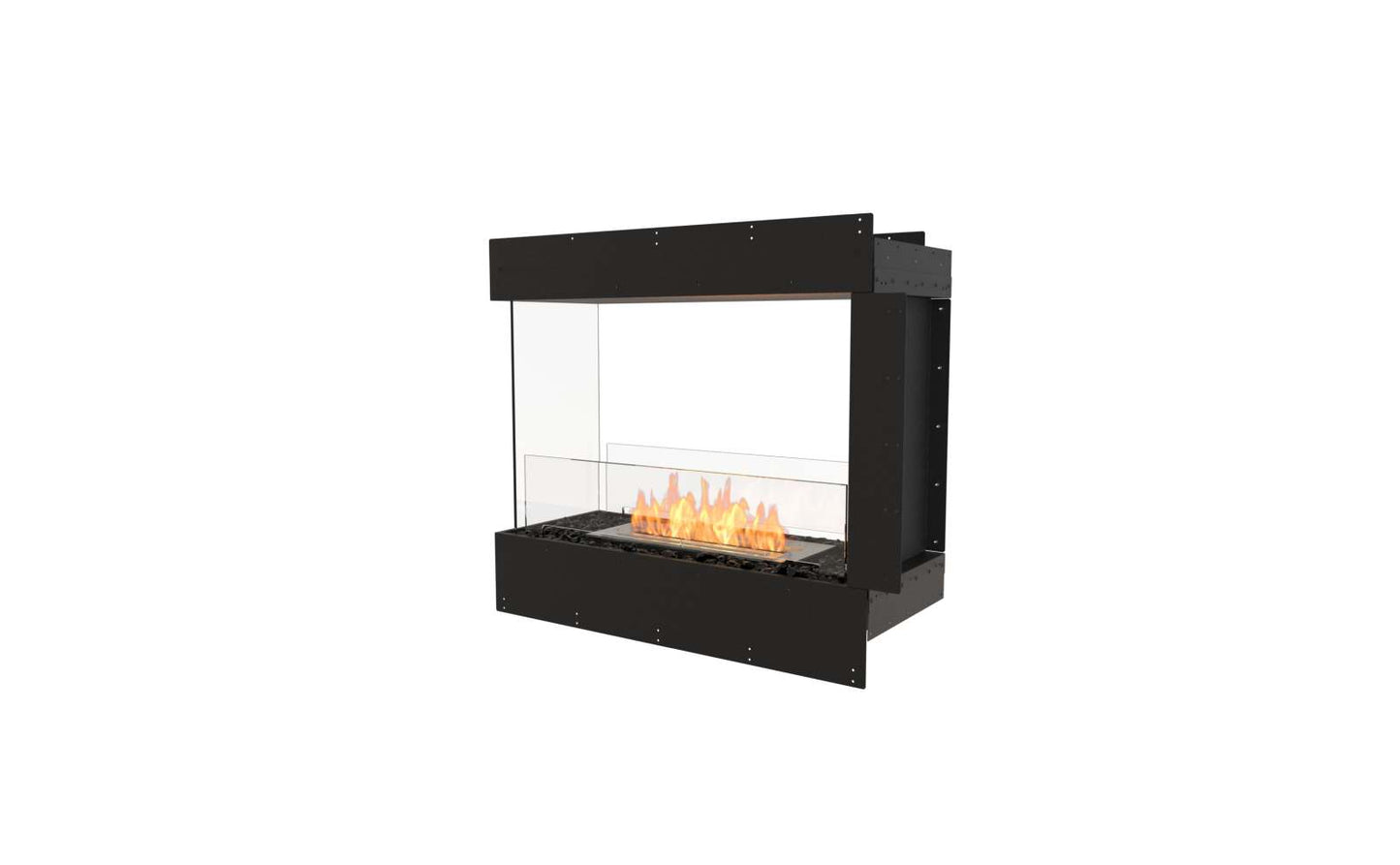 EcoSmart - Flex Fireplace 32PN - Peninsula - Black