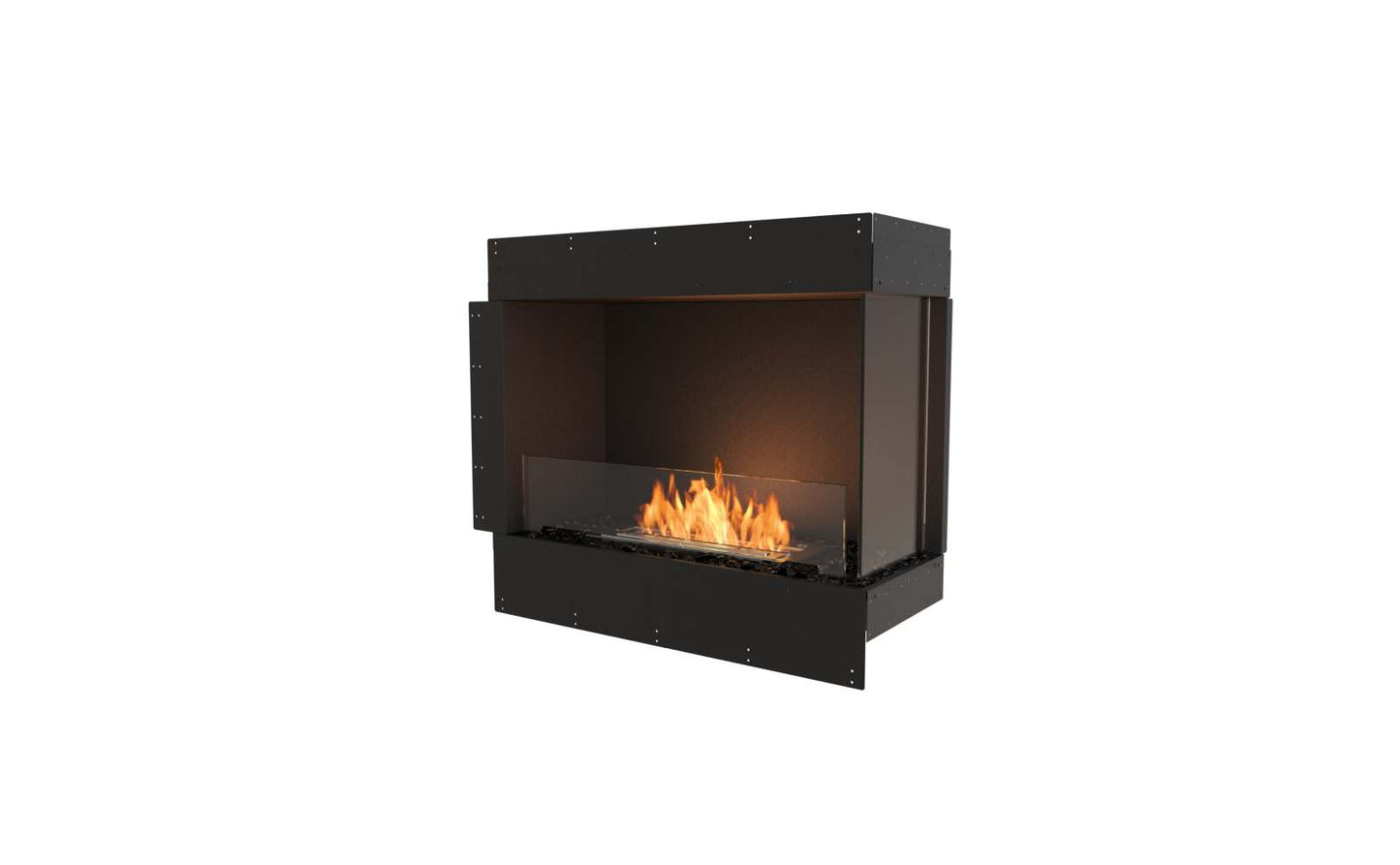 EcoSmart - Flex Fireplace 32RC - Right Corner - Black