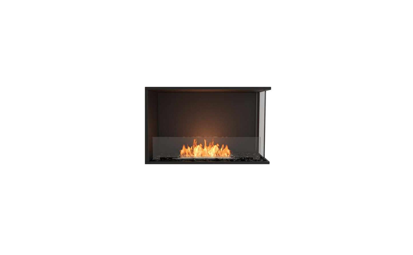EcoSmart - Flex Fireplace 32RC - Right Corner - Black