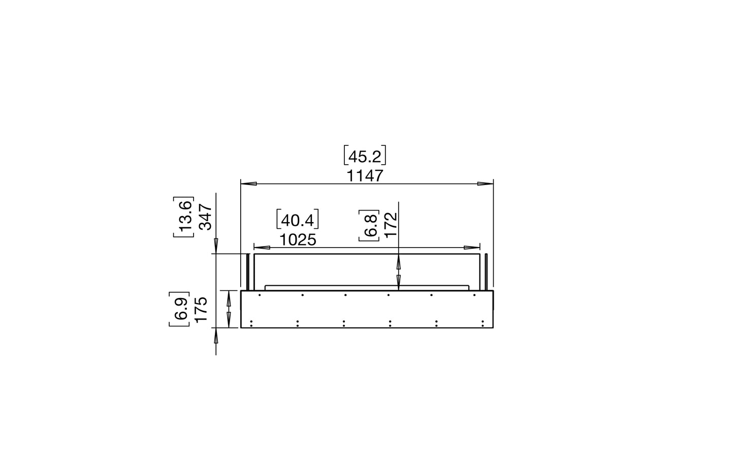 EcoSmart - Flex Fireplace 42BN - Bench - Black