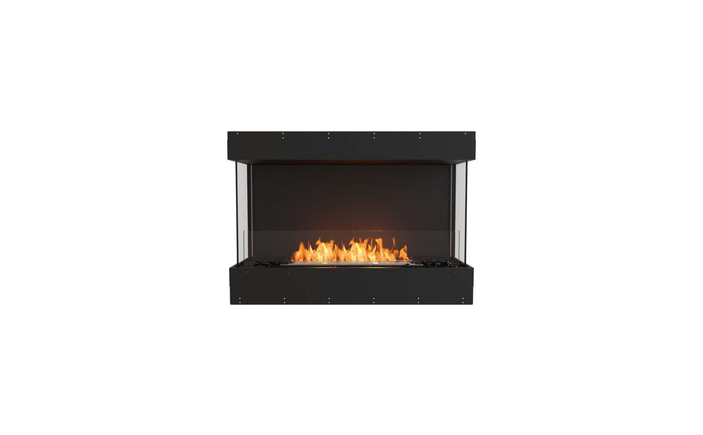 EcoSmart - Flex Fireplace 42BY - Bay - Black