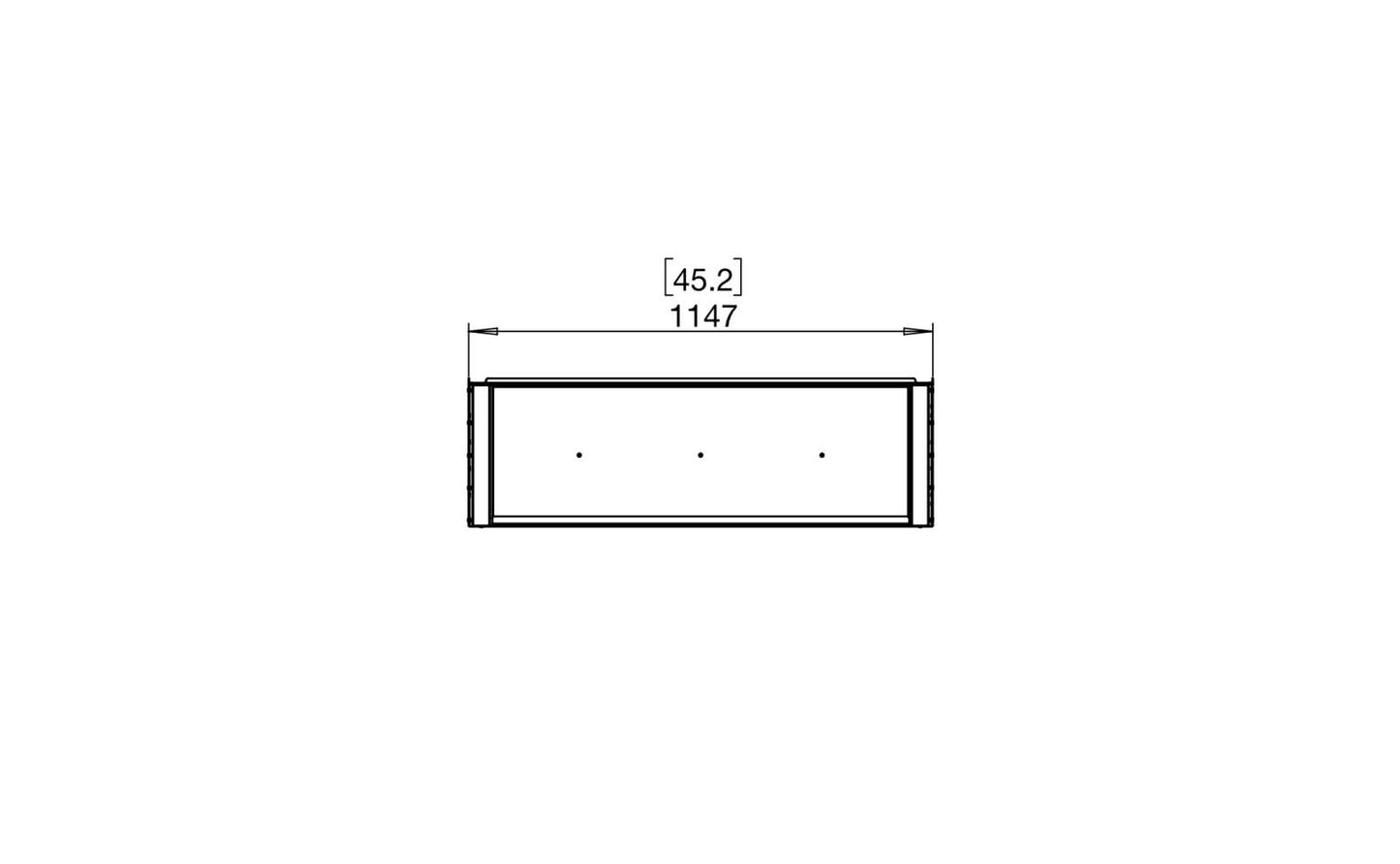 EcoSmart - Flex Fireplace 42BY - Bay - Black