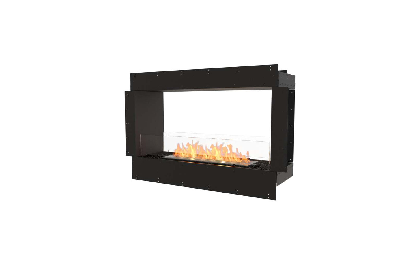 EcoSmart - Flex Fireplace 42DB - Double Sided - Black