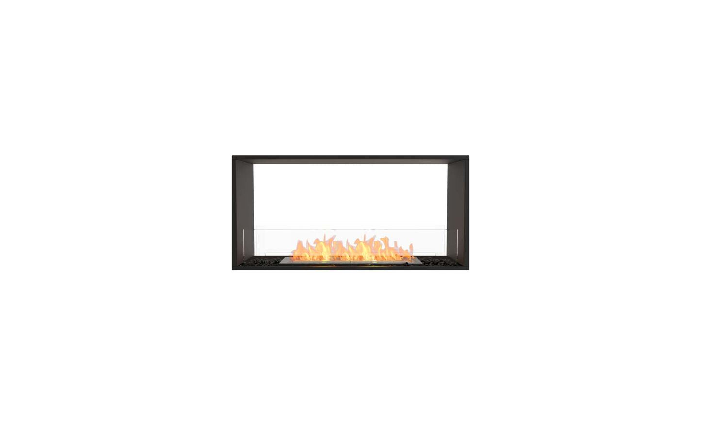 EcoSmart - Flex Fireplace 42DB - Double Sided - Black