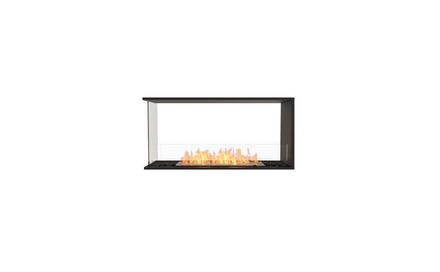 EcoSmart - Flex Fireplace 42PN - Peninsula - Black