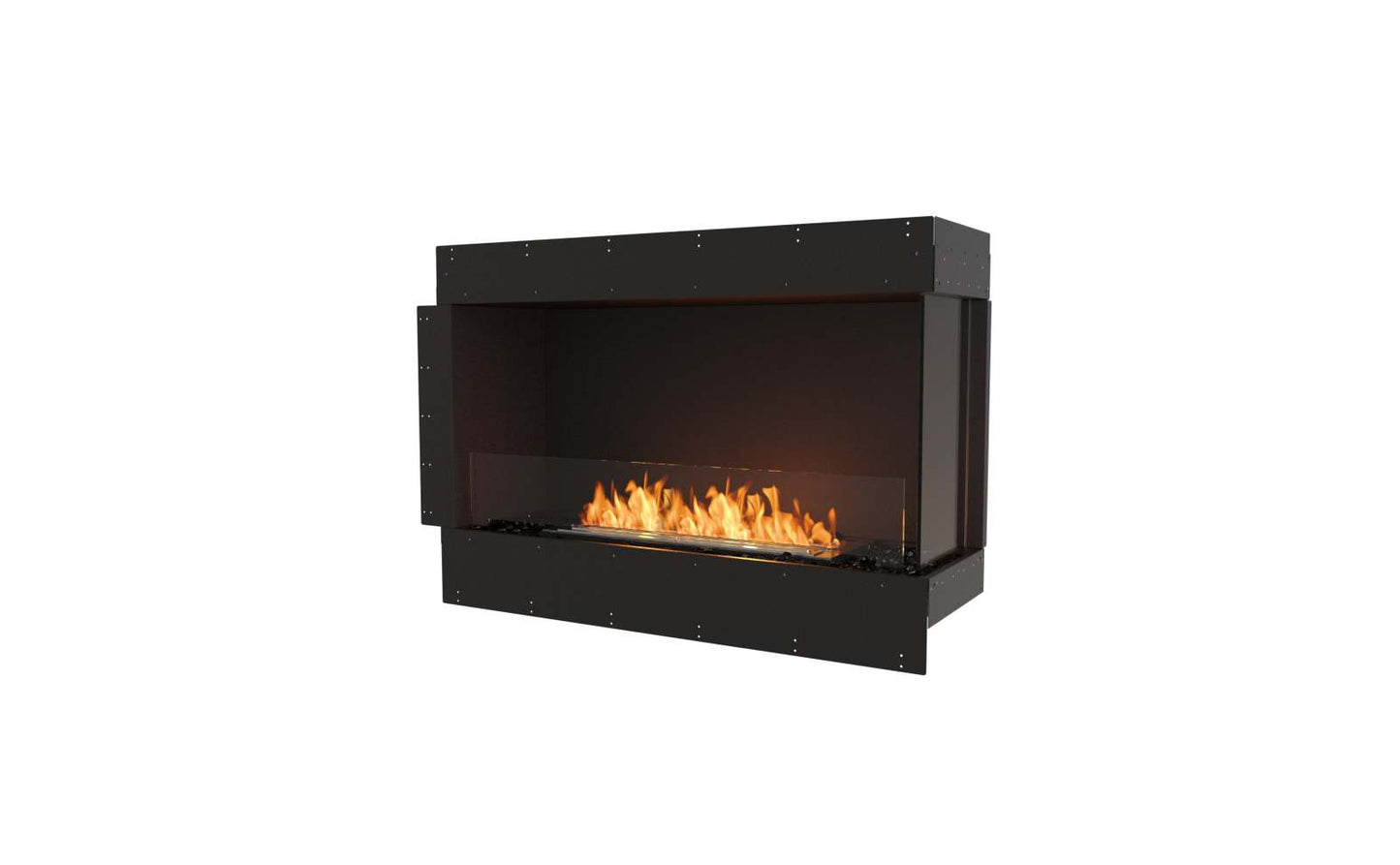 EcoSmart - Flex Fireplace 42RC - Right Corner - Black