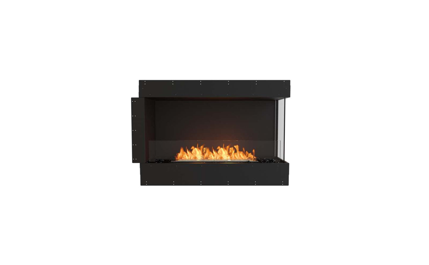 EcoSmart - Flex Fireplace 42RC - Right Corner - Black