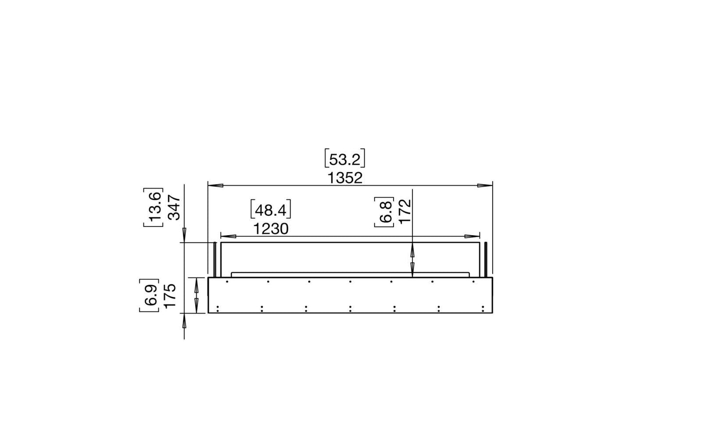 EcoSmart - Flex Fireplace 50BN - Bench - Black