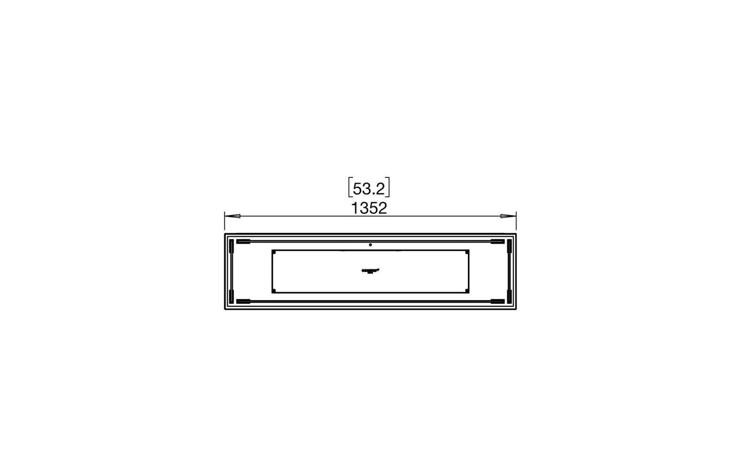 EcoSmart - Flex Fireplace 50BN - Bench - Black