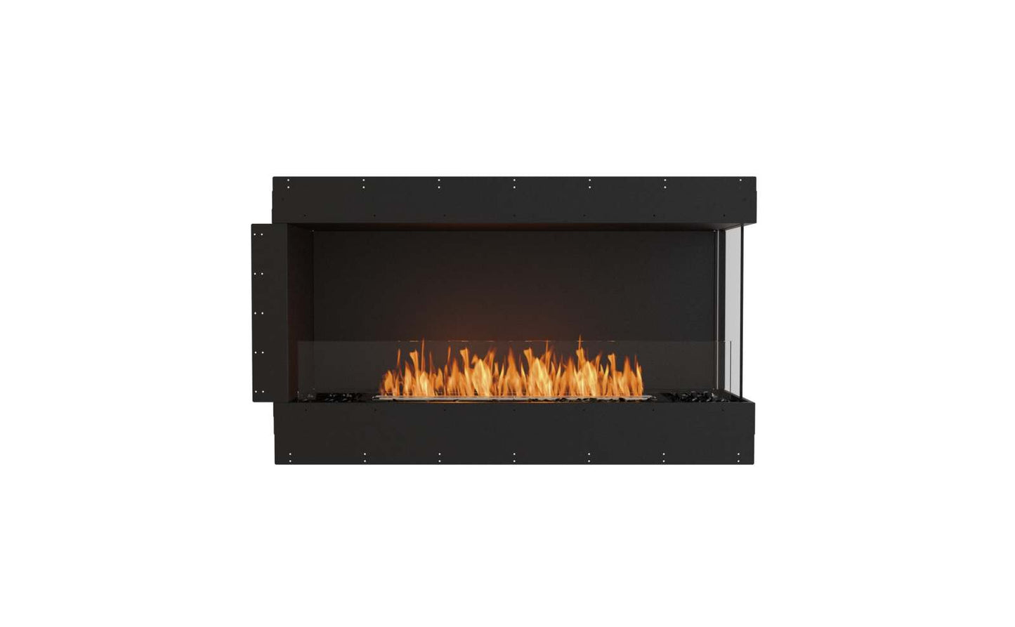 EcoSmart - Flex Fireplace 50RC - Right Corner - Black