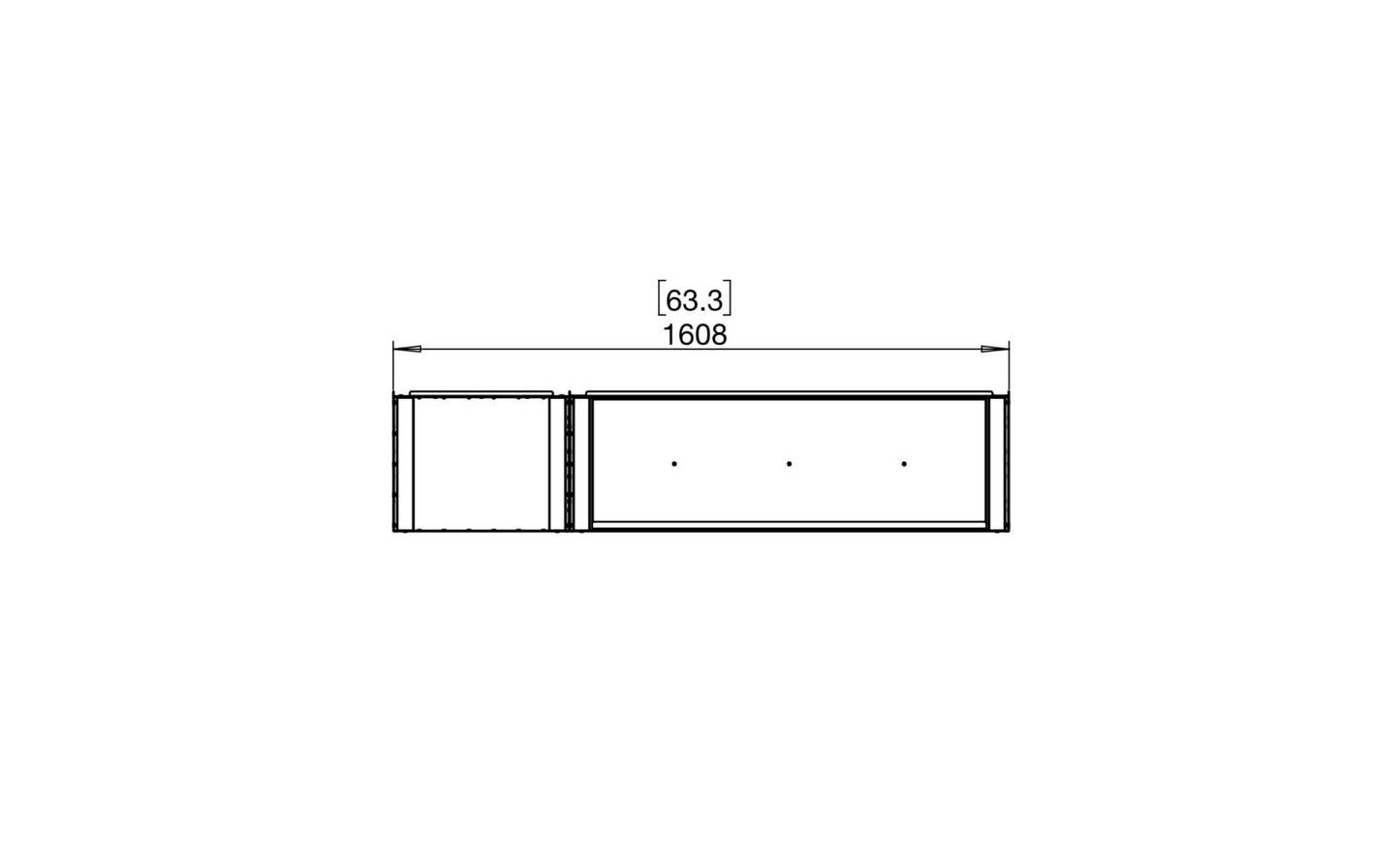 EcoSmart - Flex Fireplace 60BY.BXL - Bay - Black