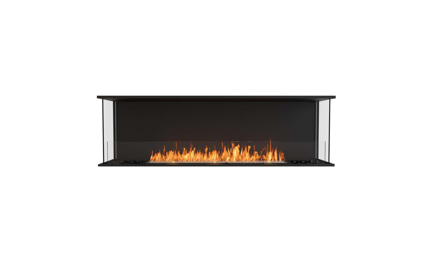 EcoSmart - Flex Fireplace 68BY - Bay - Black