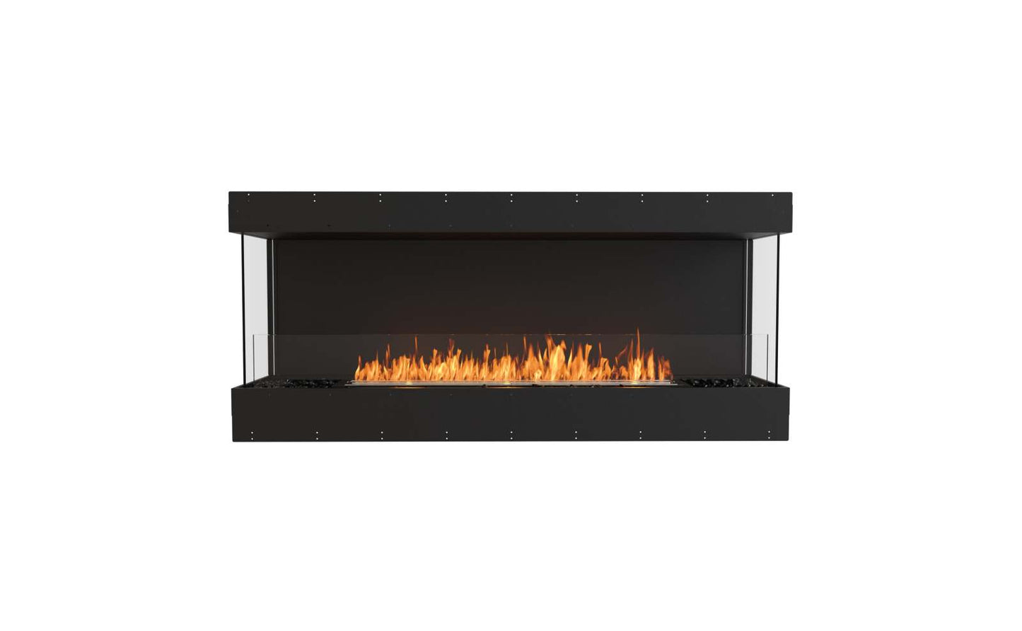 EcoSmart - Flex Fireplace 68BY - Bay - Black