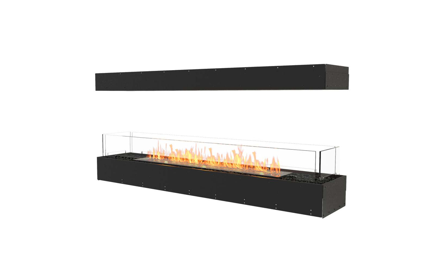 EcoSmart - Flex Fireplace 68IL - Island - Black