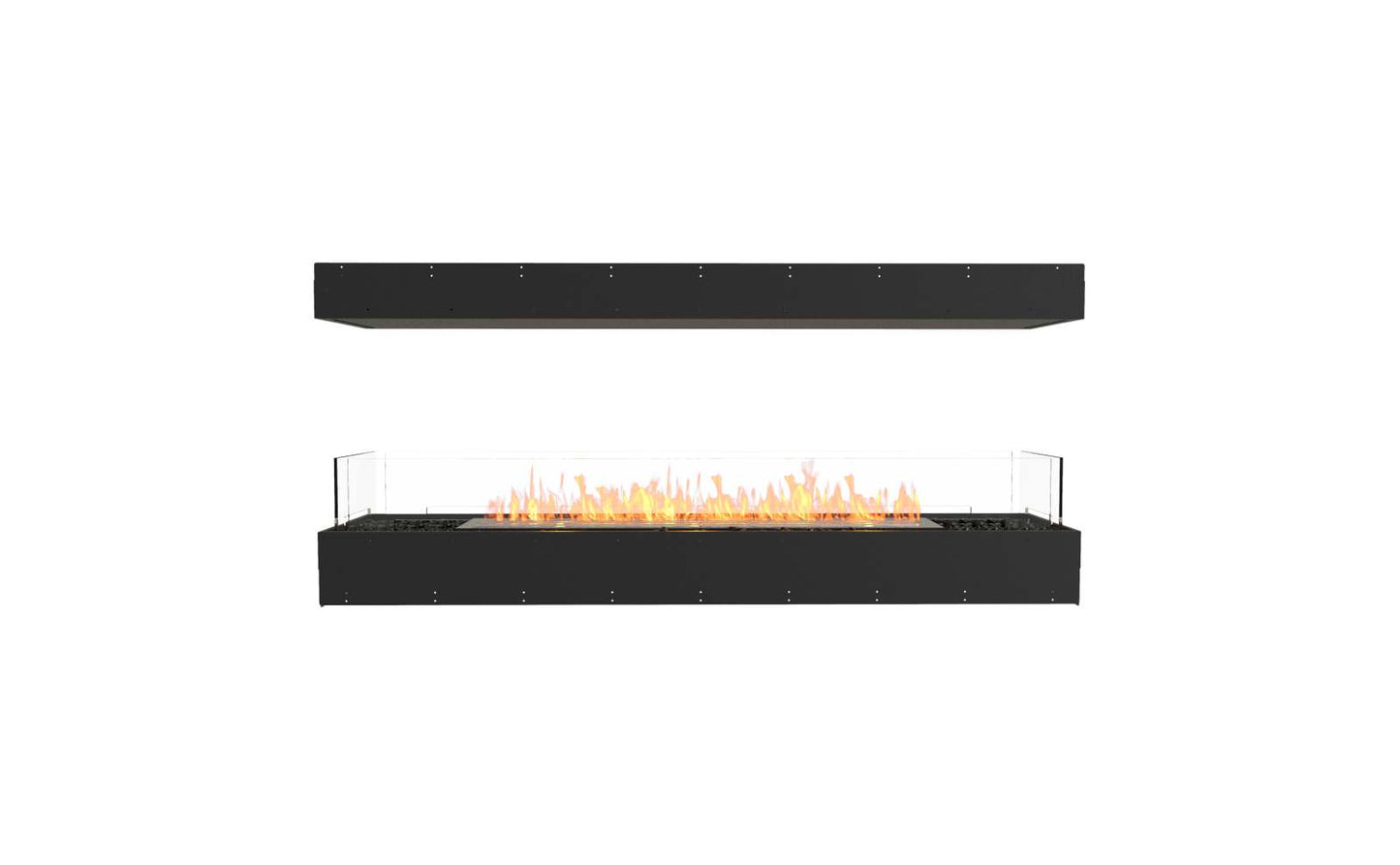 EcoSmart - Flex Fireplace 68IL - Island - Black