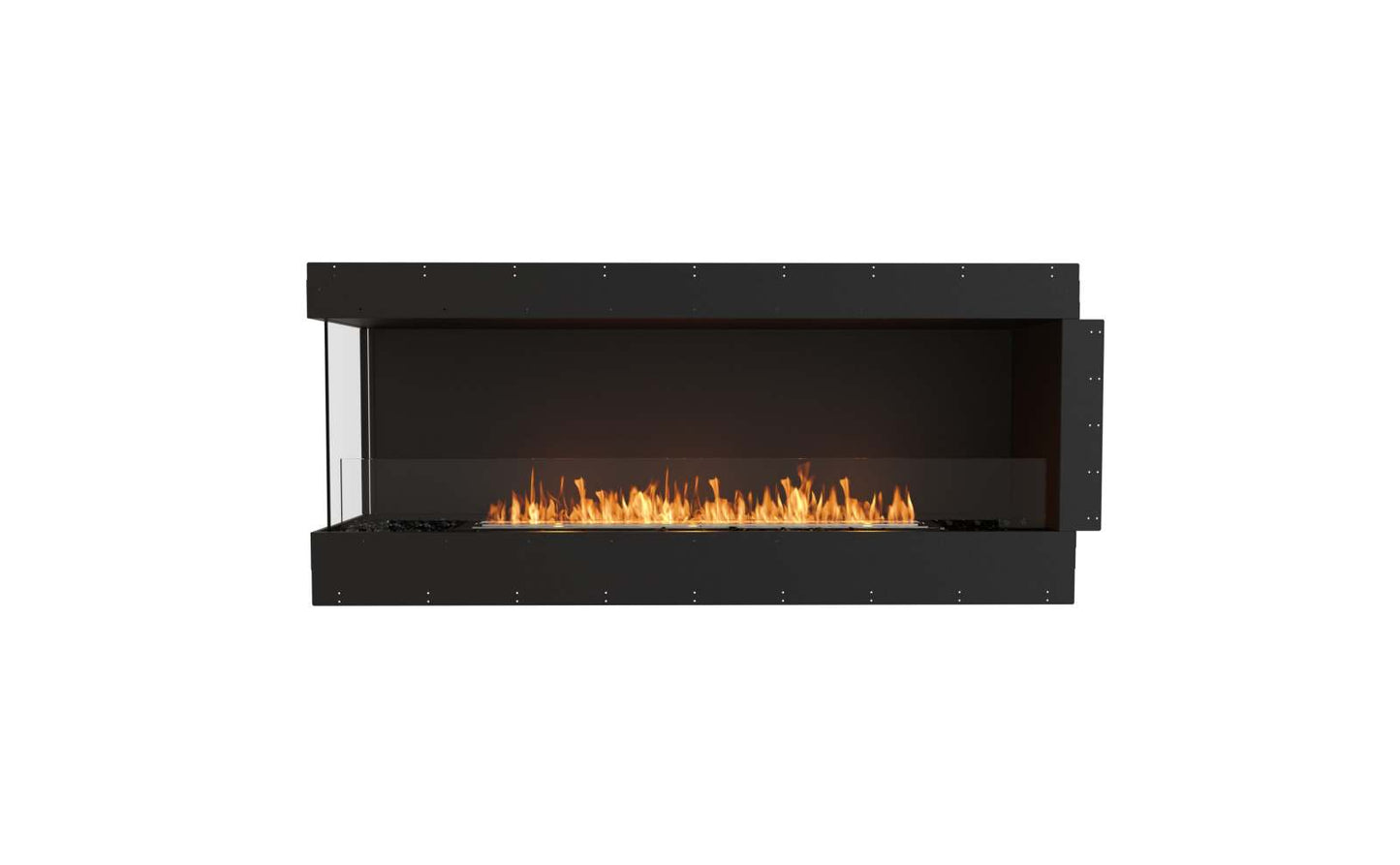 EcoSmart - Flex Fireplace 68LC - Left Corner - Black
