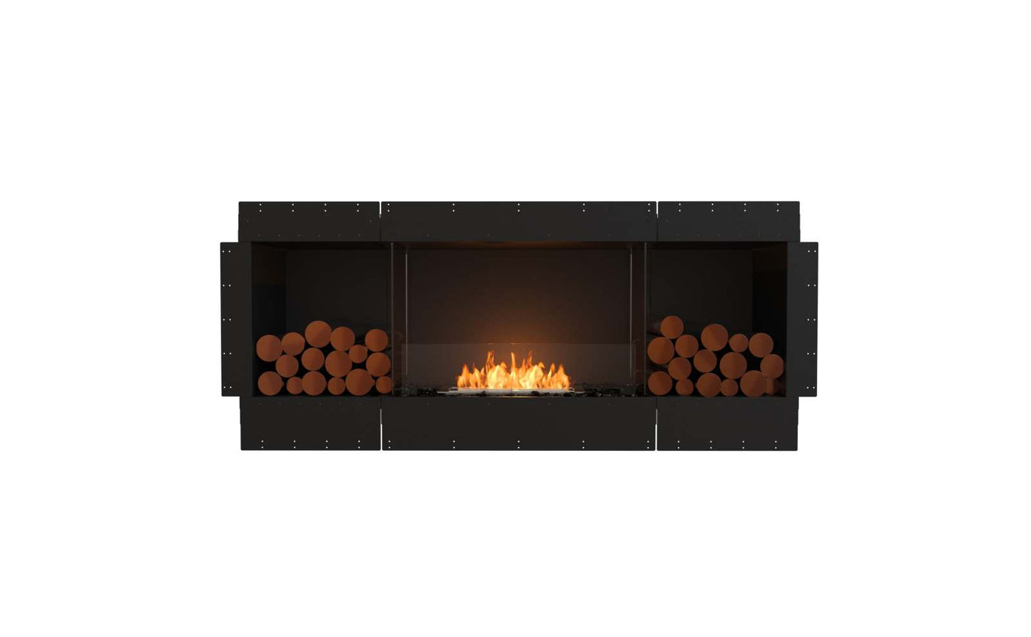 EcoSmart - Flex Fireplace 68SS.BX2 - Single Sided - Black