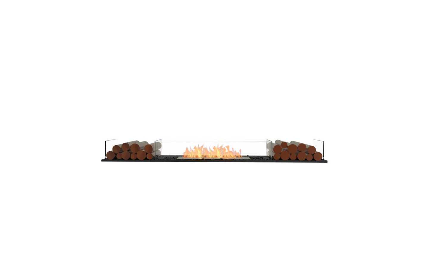 EcoSmart - Flex Fireplace 78BN.BX2 - Bench - Black