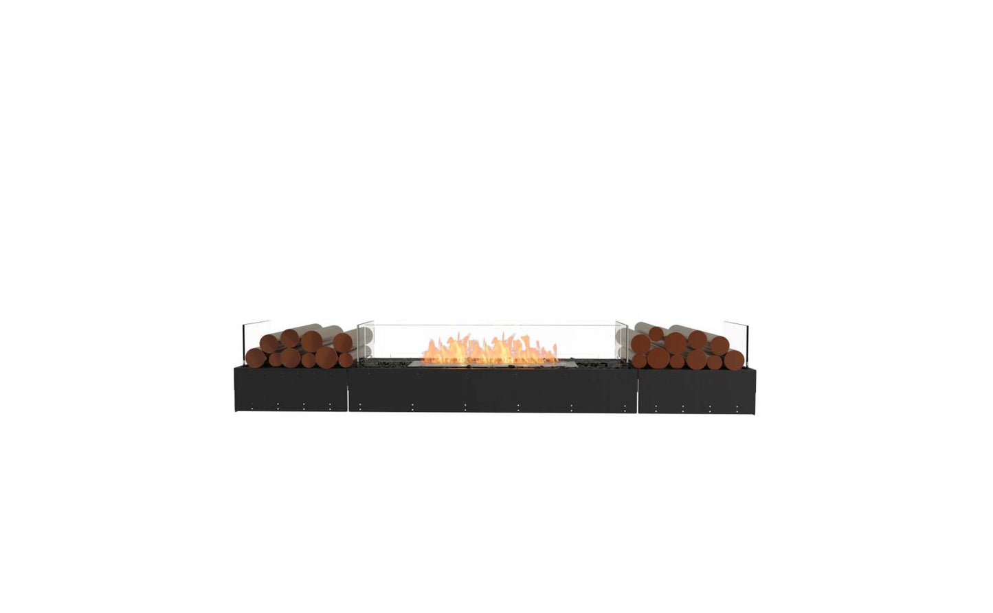 EcoSmart - Flex Fireplace 78BN.BX2 - Bench - Black