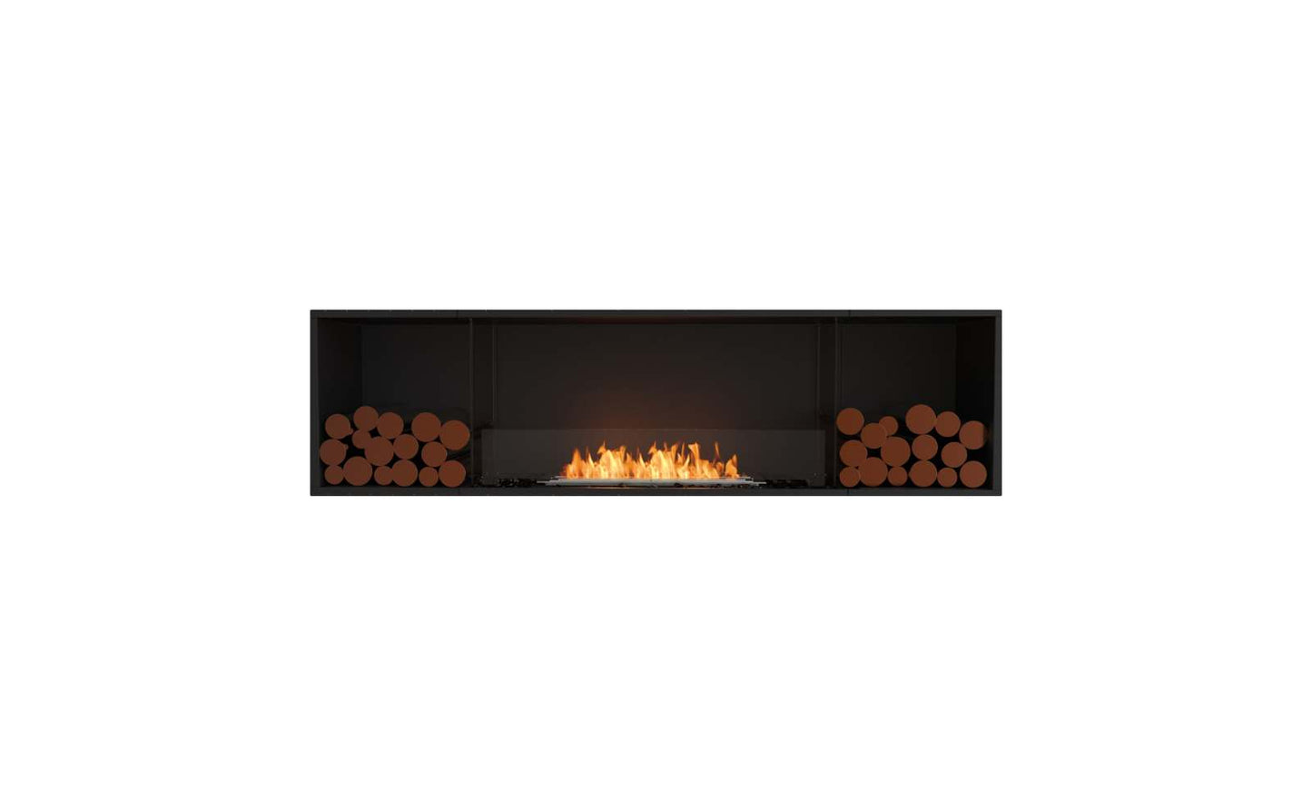 EcoSmart - Flex Fireplace 78SS.BX2 - Single Sided - Black