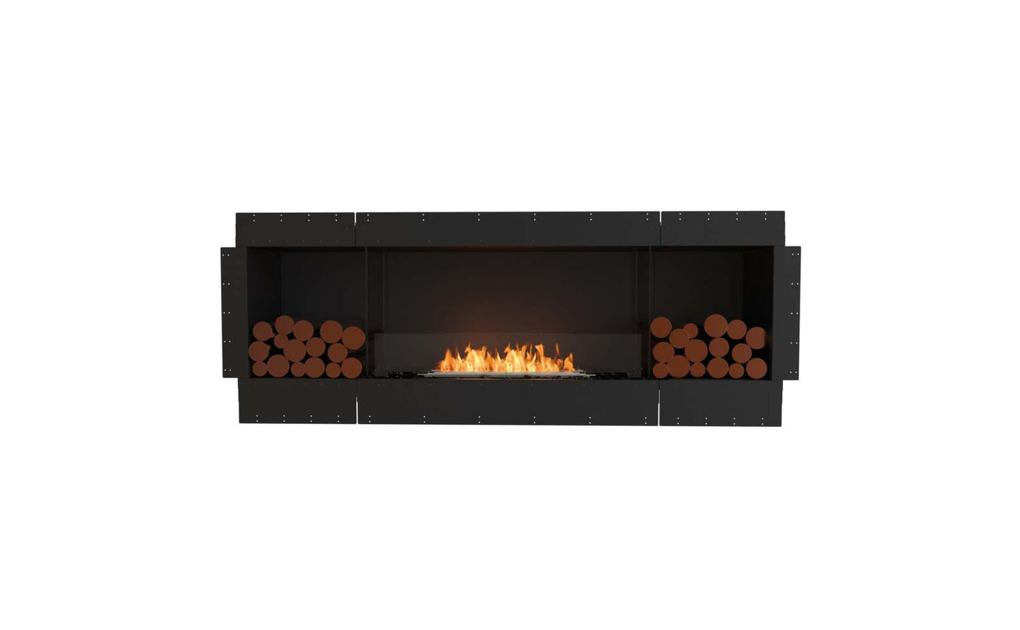 EcoSmart - Flex Fireplace 78SS.BX2 - Single Sided - Black