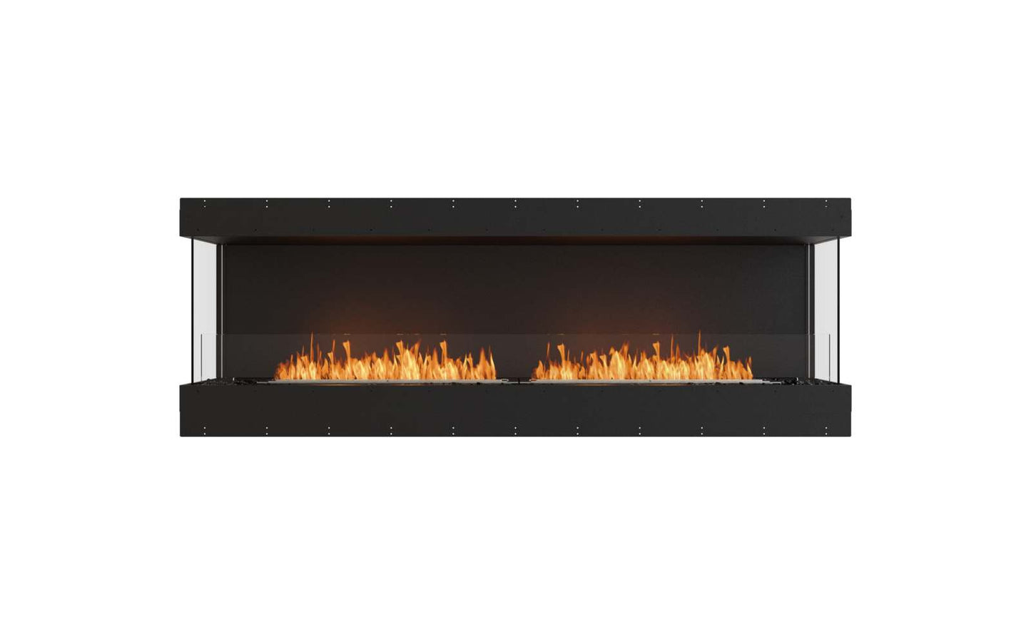 EcoSmart - Flex Fireplace 86BY - Bay - Black