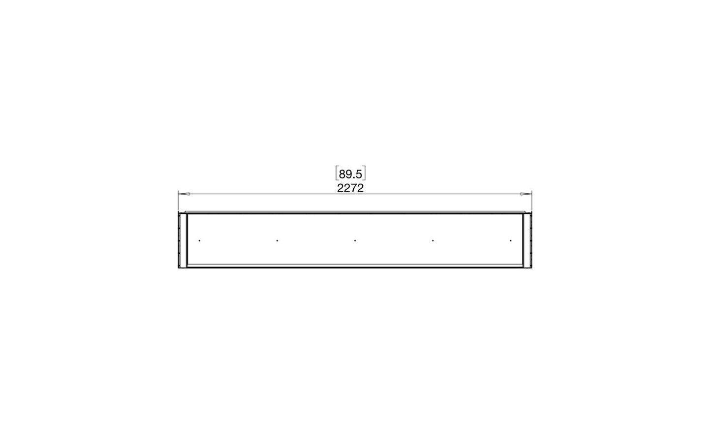 EcoSmart - Flex Fireplace 86BY - Bay - Black