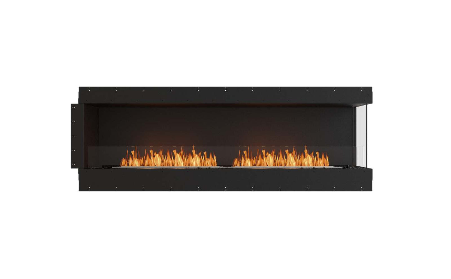 EcoSmart - Flex Fireplace 86RC - Right Corner - Black