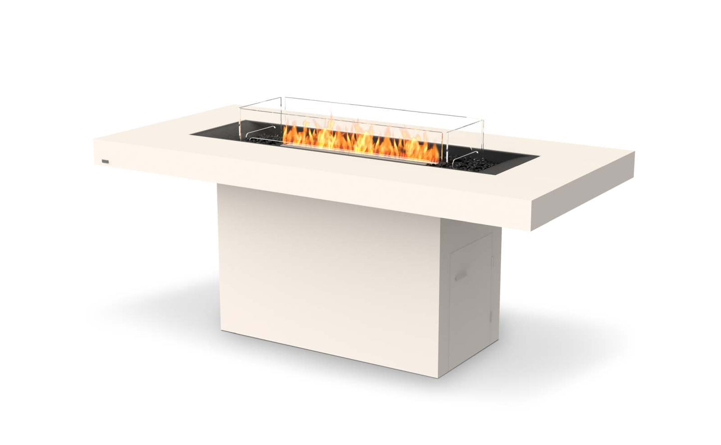 EcoSmart Fire - Gin 90 (Bar) - Fire Pit Table - Bone