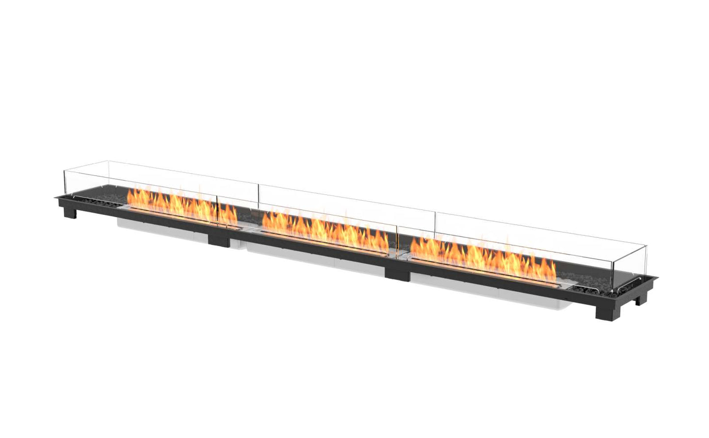 EcoSmart Fire - Linear 130 - Fire Pit Kit - Black