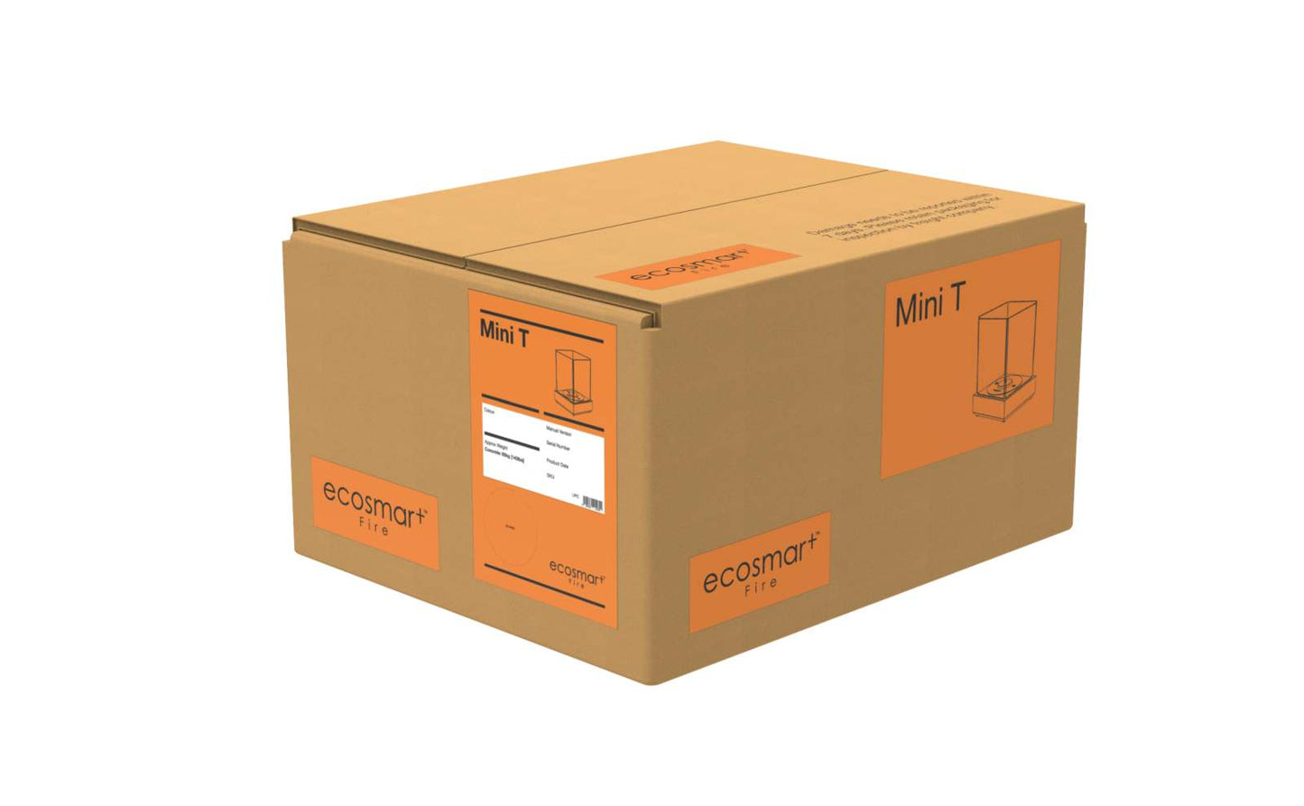 EcoSmart Fire - Mini T - Fire Pit - Stainless Steel