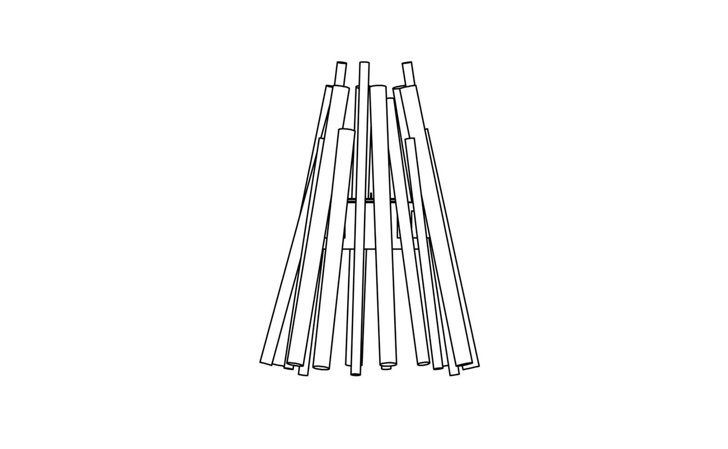 EcoSmart Fire - Stix 8 - Fire Pit - Black