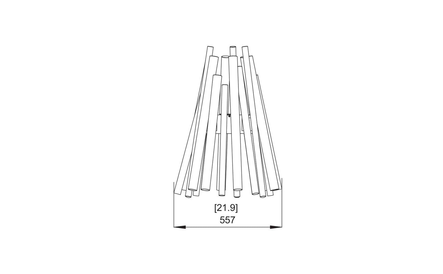 EcoSmart Fire - Stix - Fire Pit - Stainless Steel