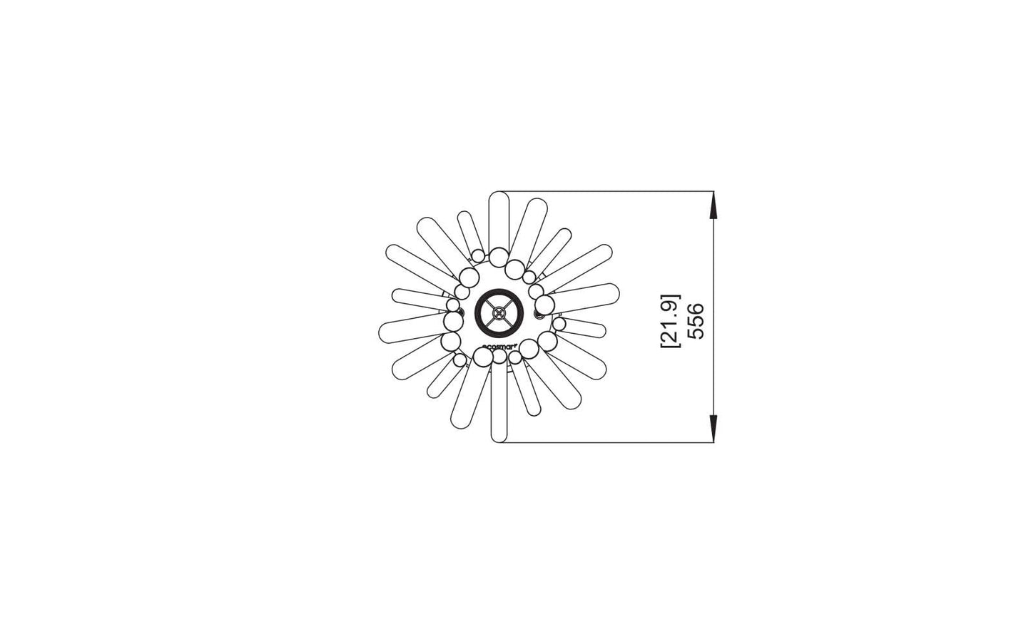 EcoSmart Fire - Stix - Fire Pit - Stainless Steel