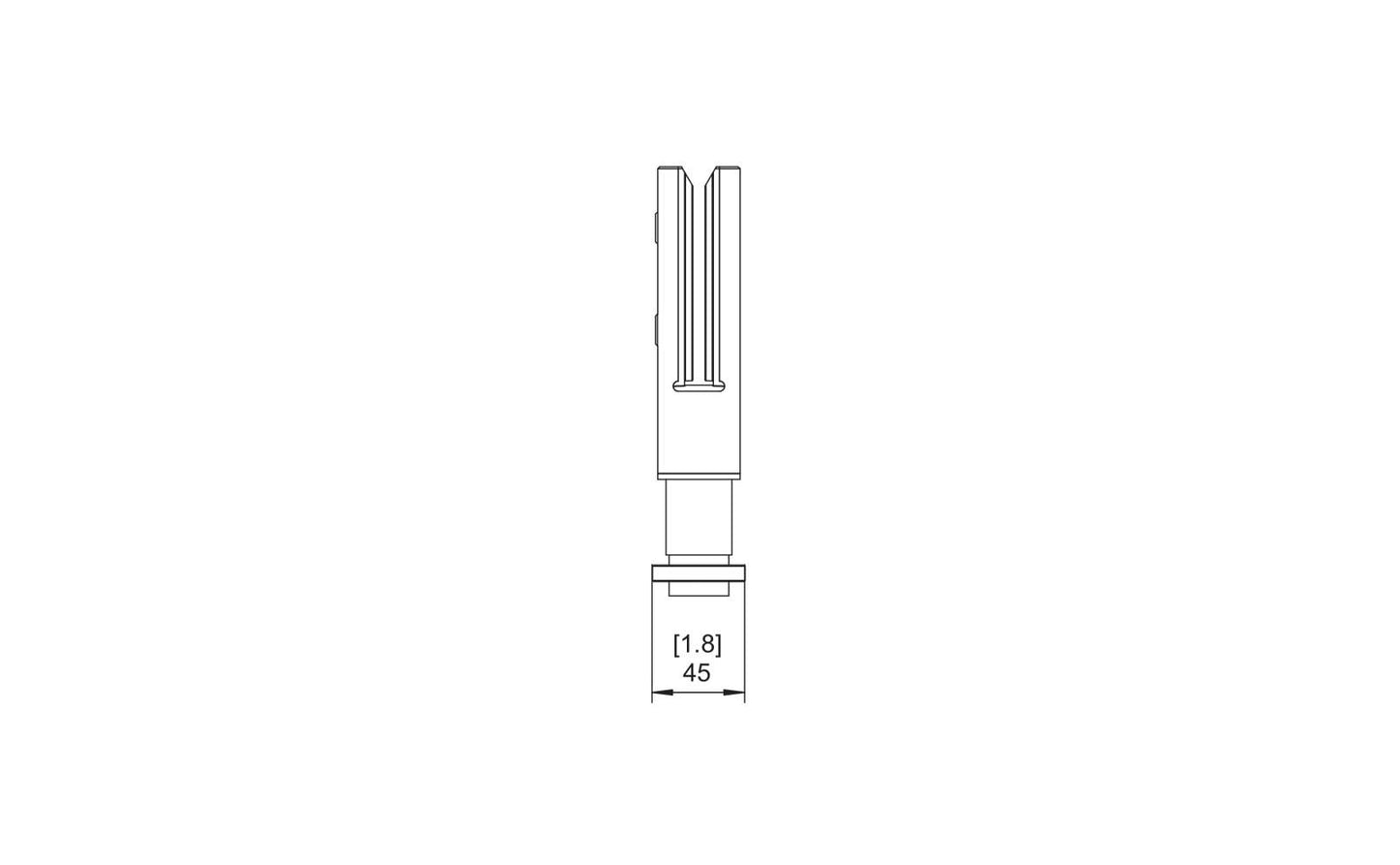 EcoSmart Fire - Twin Feet Fixings - Fireplace Screen