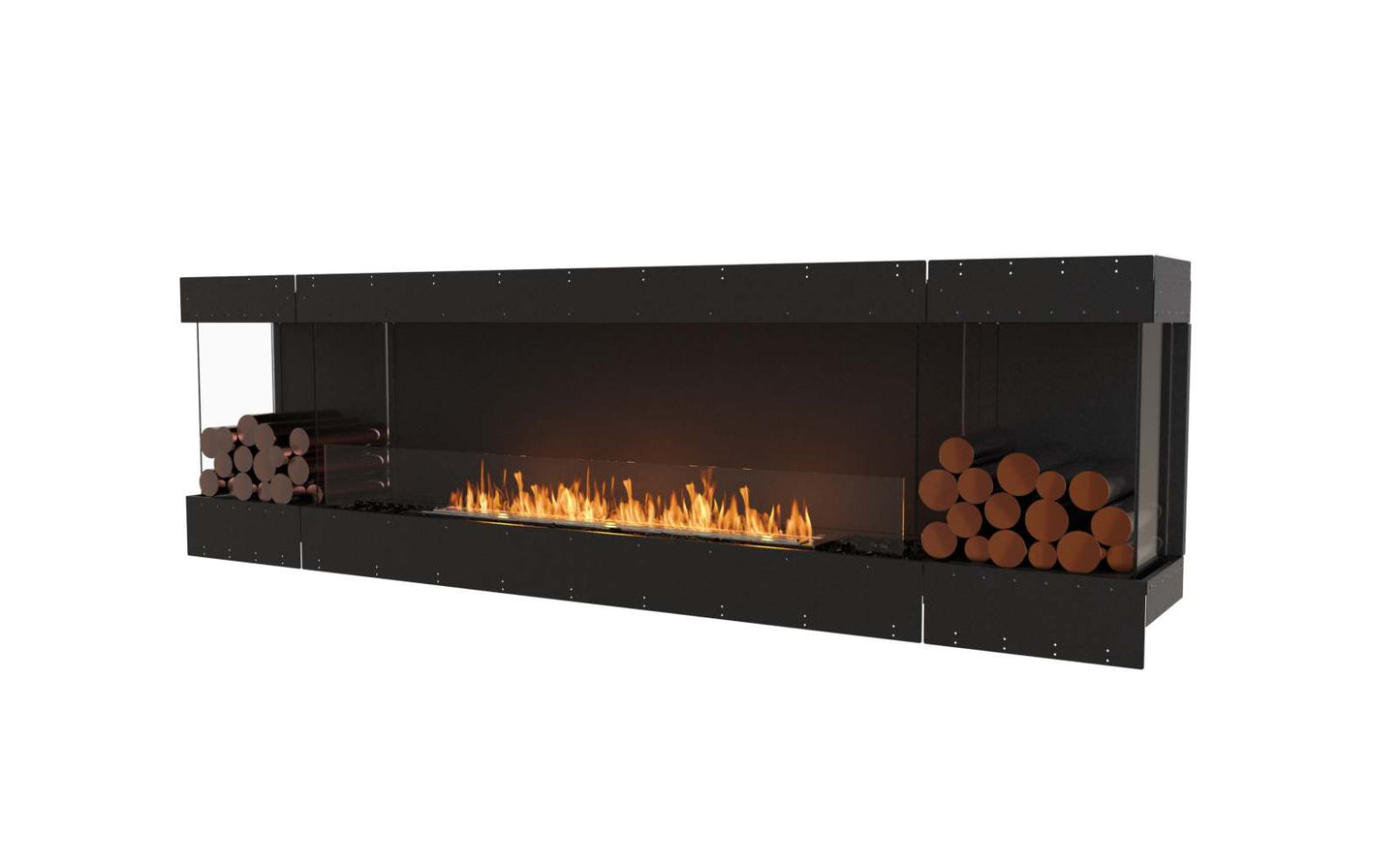 EcoSmart - Flex Fireplace 104BY.BX2 - Bay - Black