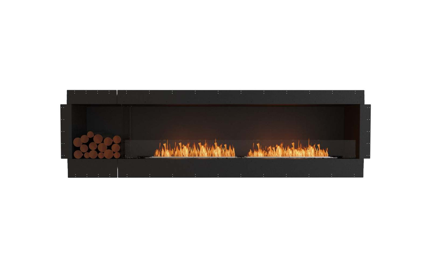 EcoSmart - Flex Fireplace 104SS.BXL - Single Sided - Black