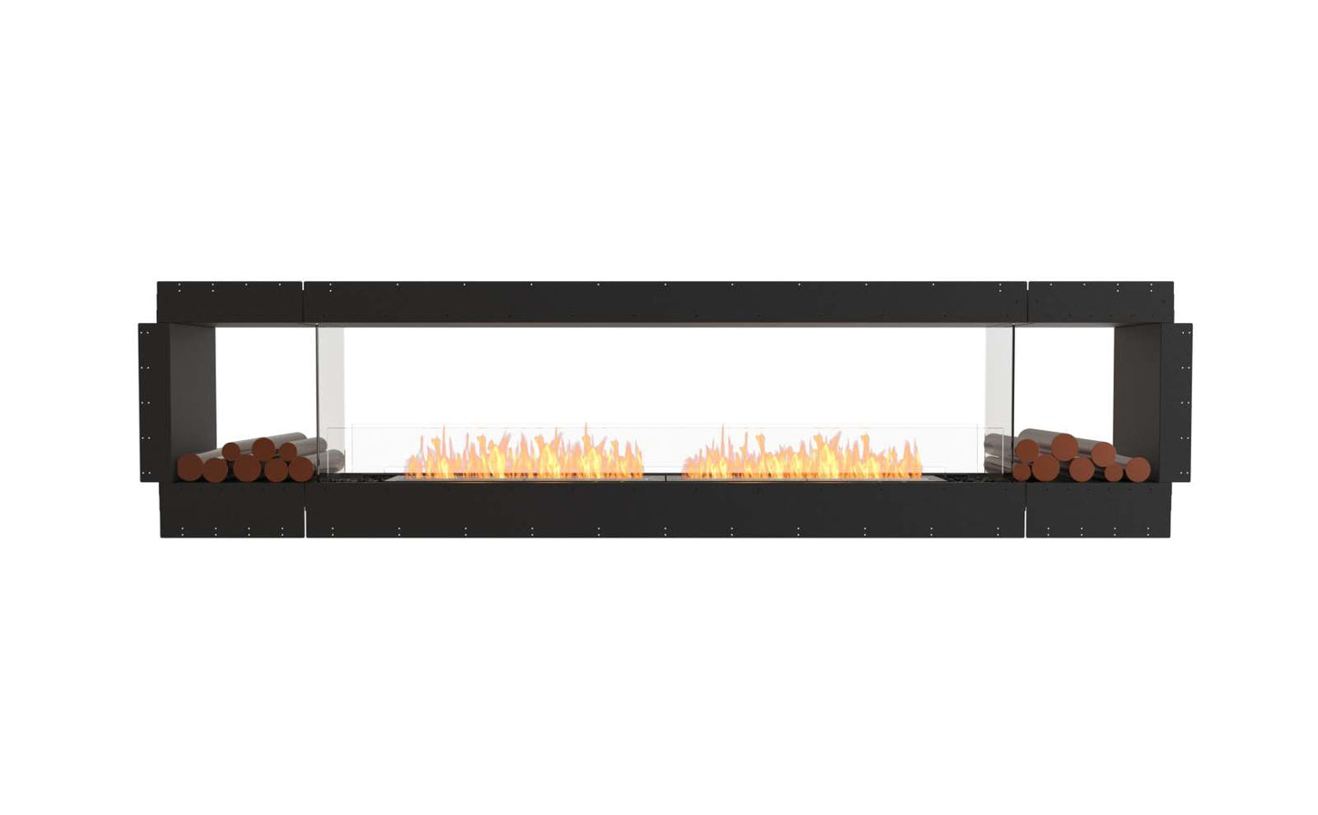 EcoSmart - Flex Fireplace 122DB.BX2 - Double Sided - Black