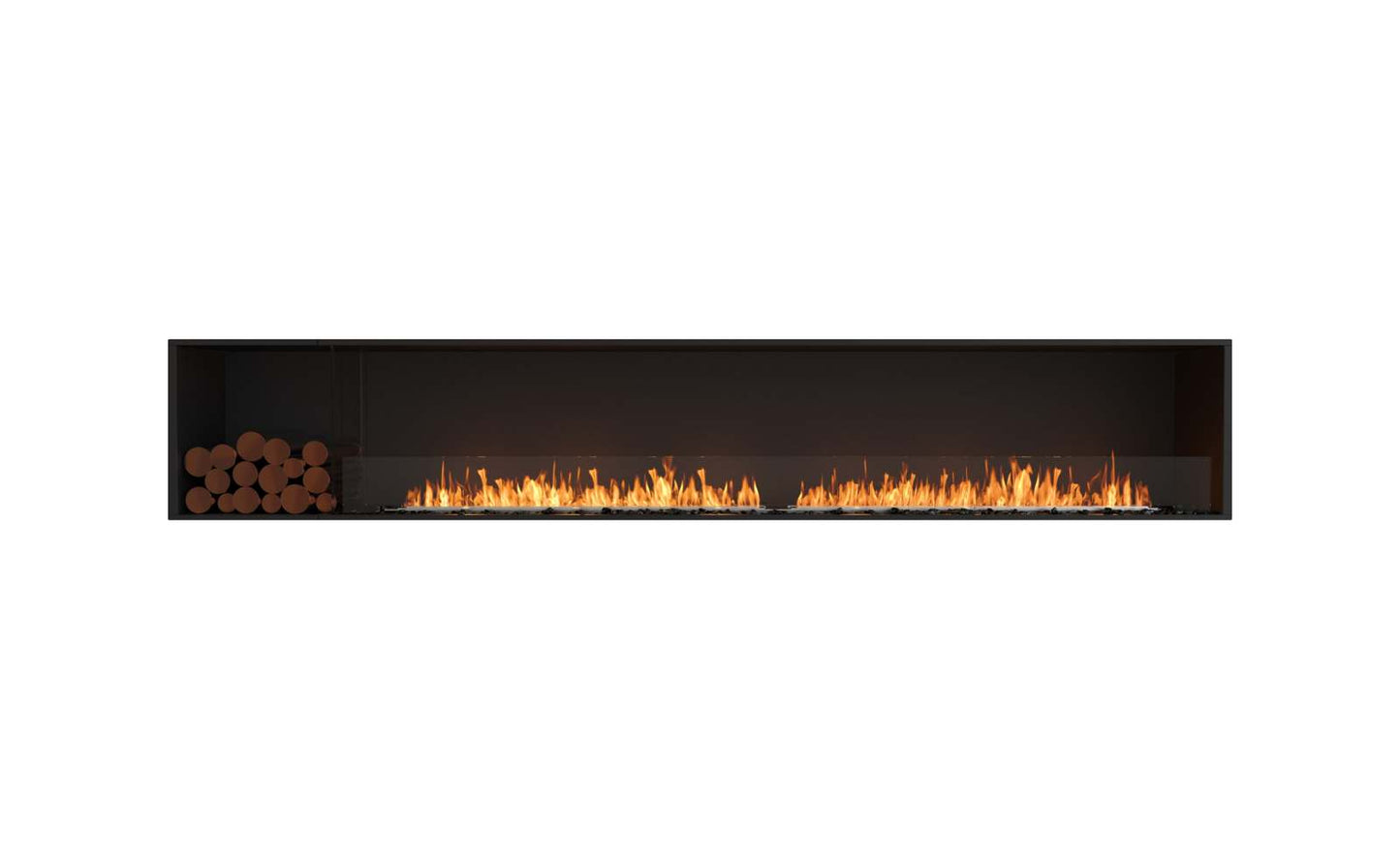 EcoSmart - Flex Fireplace 122SS.BXL - Single Sided - Black