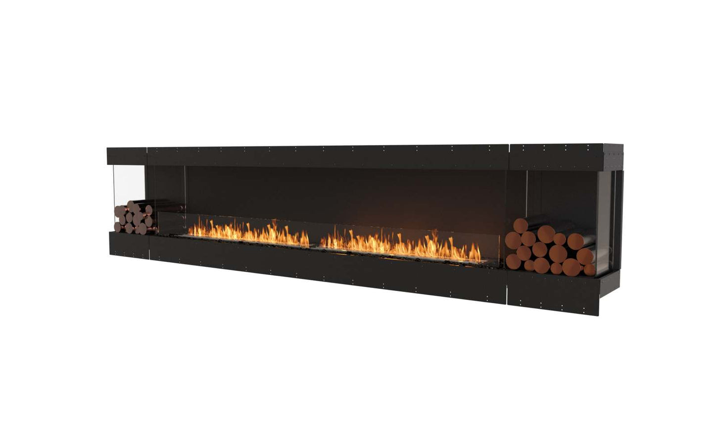 EcoSmart - Flex Fireplace 140BY.BX2 - Bay - Black