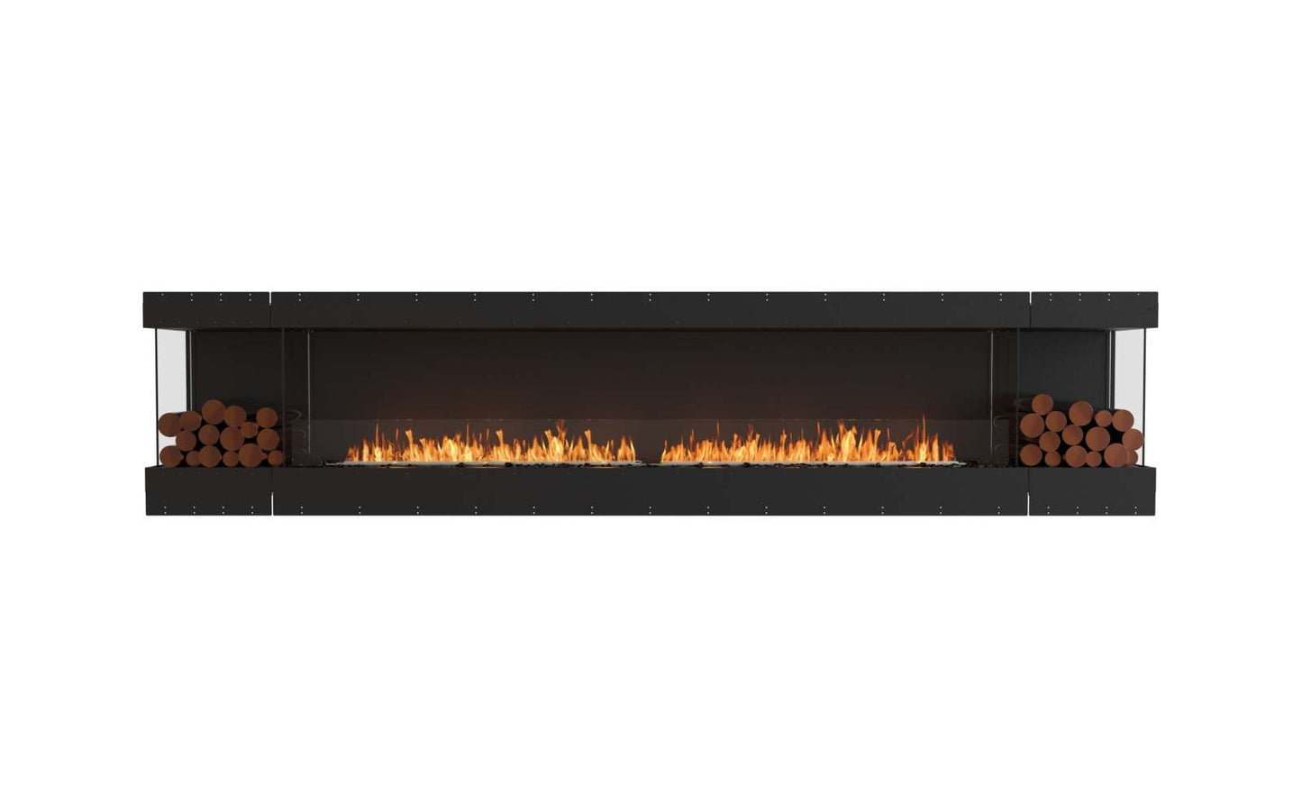 EcoSmart - Flex Fireplace 140BY.BX2 - Bay - Black