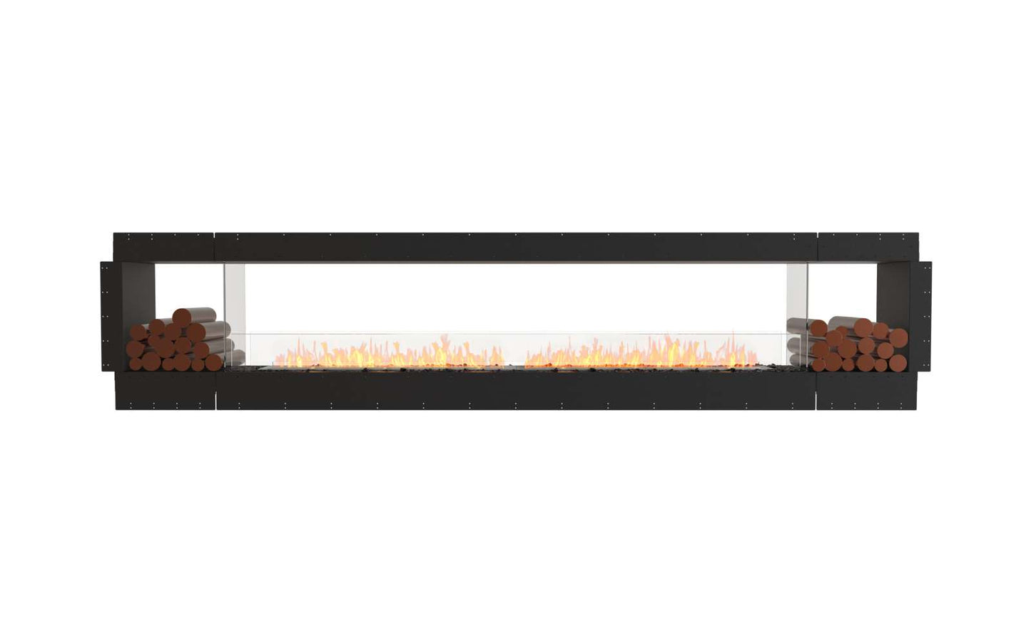 EcoSmart - Flex Fireplace 140DB.BX2 - Double Sided - Black