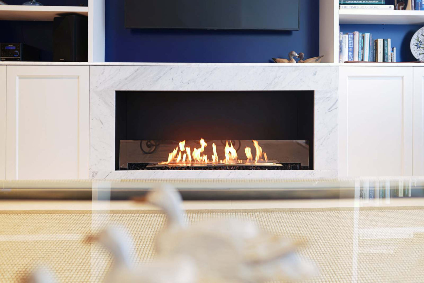 EcoSmart - Flex Fireplace 50SS - Single Sided - Black