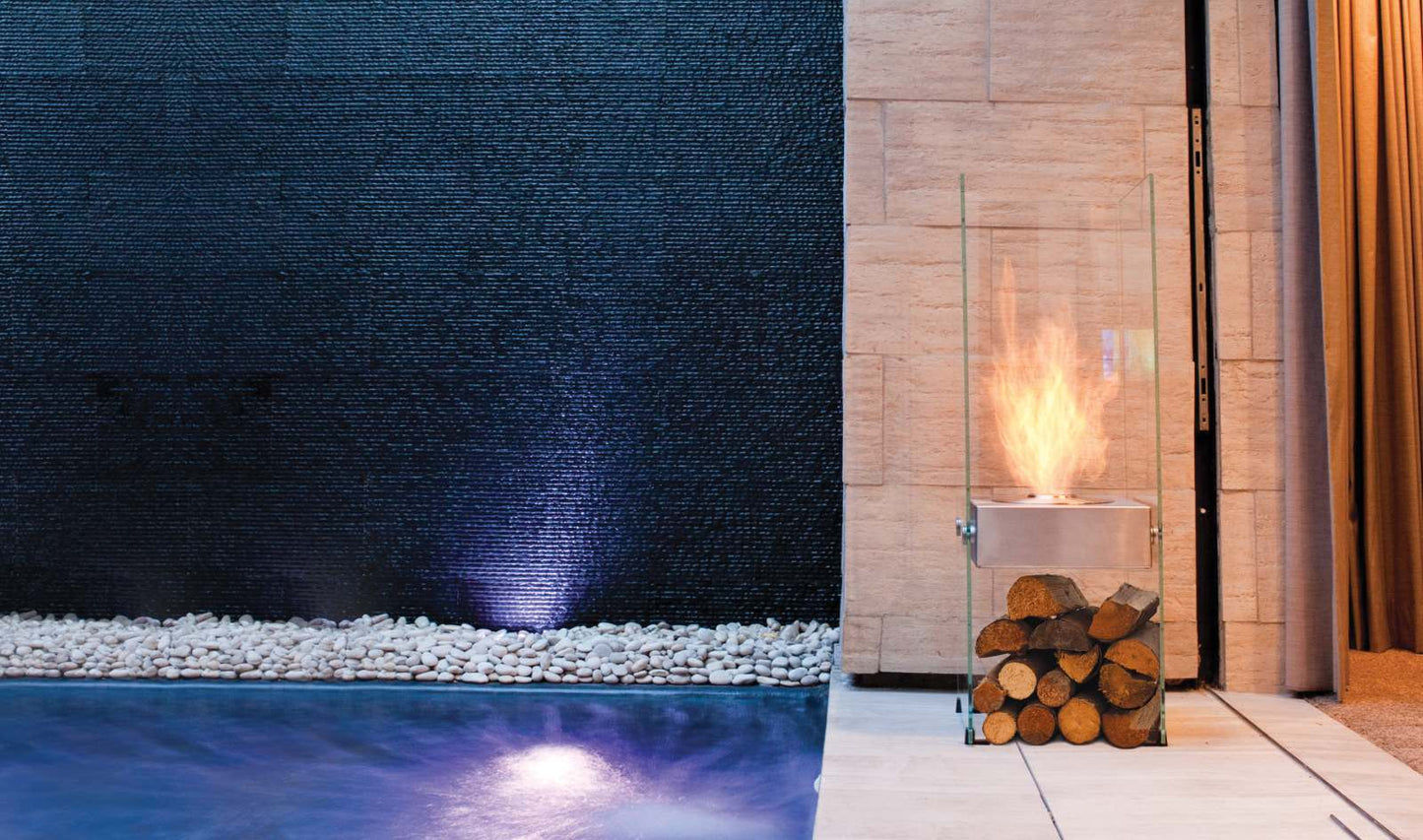 EcoSmart Fire - Ghost - Designer Fireplace - Black